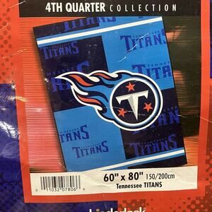 Tennessee Titans Vintage Biederlack Stadium Blanket  60”x 80”  NFL Collectible